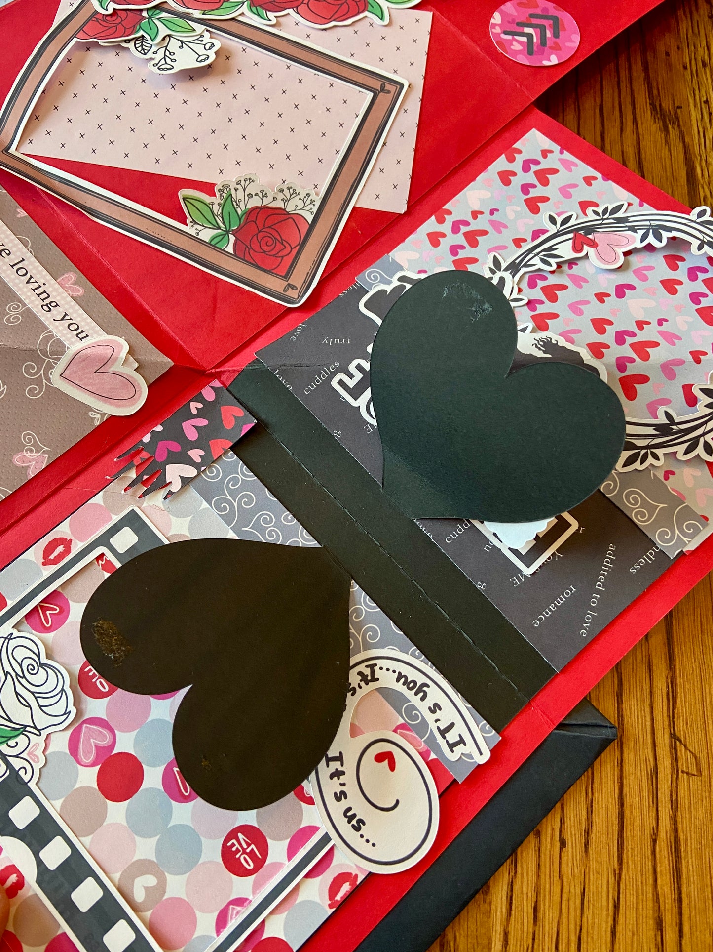 Love Scrapbooking Set! Anniversary, Valentine, Girlfriend, Boyfriend