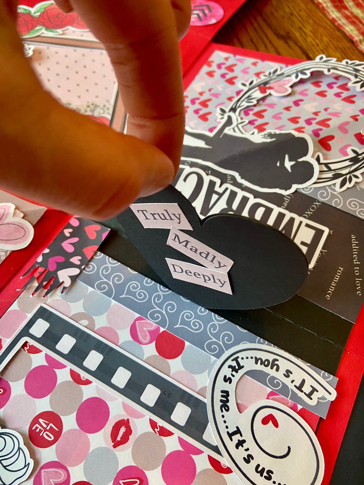 Love Scrapbooking Set! Anniversary, Valentine, Girlfriend, Boyfriend