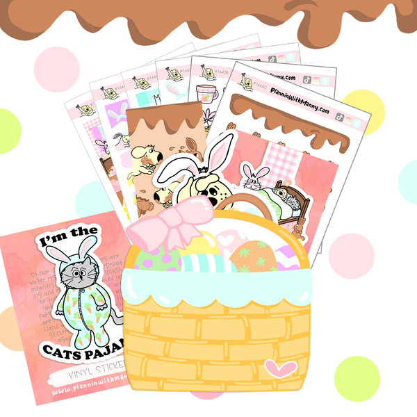 No Calorie, hehe...Easter Basket! Choose Gift, Planner, Deluxe, or 10 Day Advent!