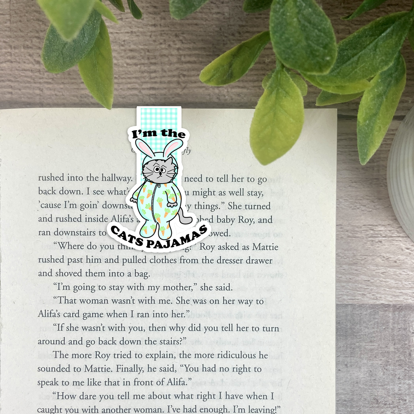 MB151 I'm The Cats Pajamas Vinyl, Notecard, & Bookmarks