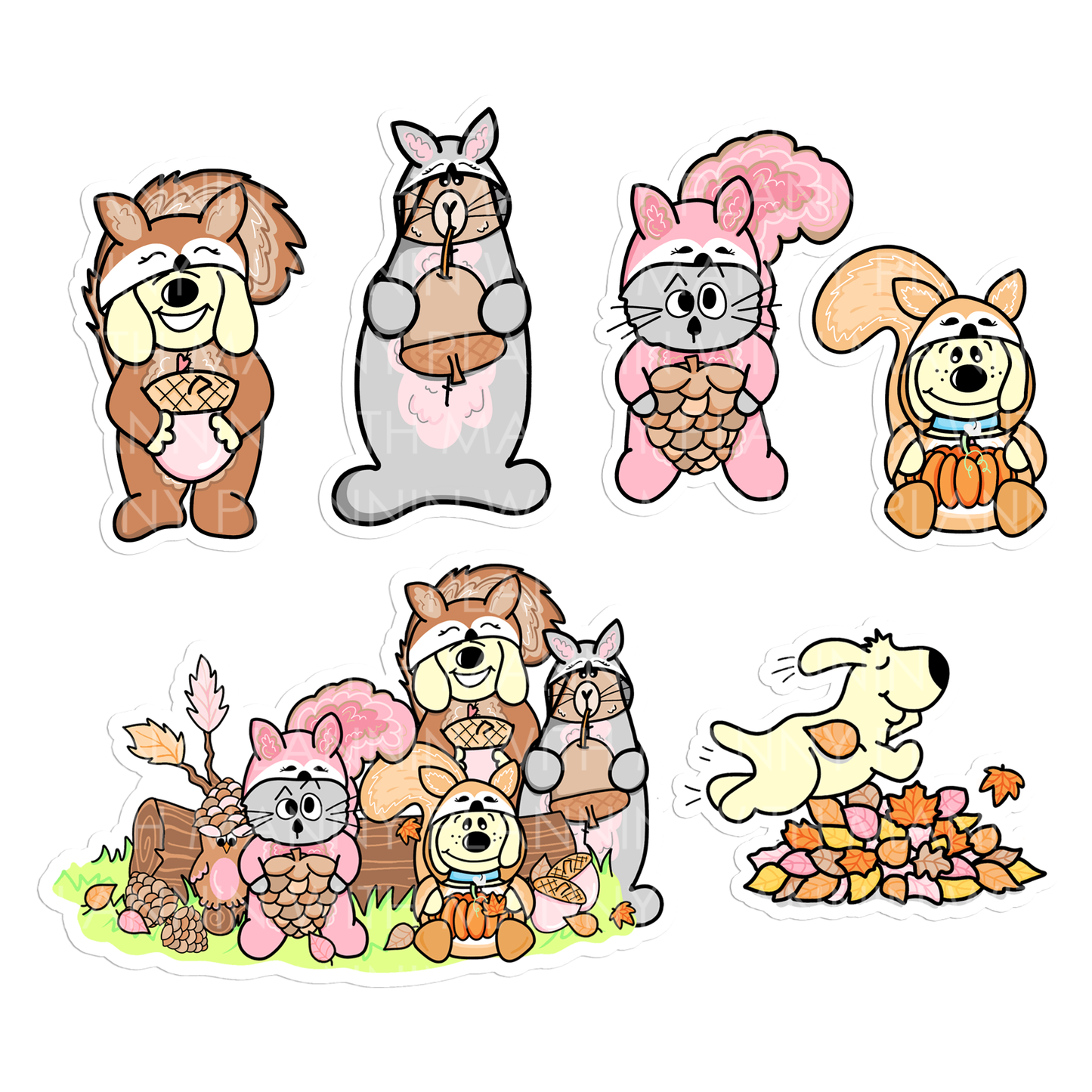 PFV210 Feelin Nutty Die Cuts