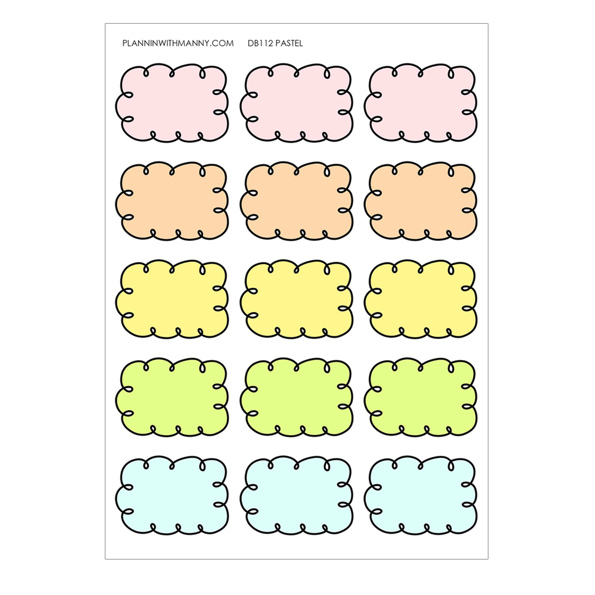 PFV213 Birthday Fun Vertical Sticker Mini Kit with Optional Date Covers