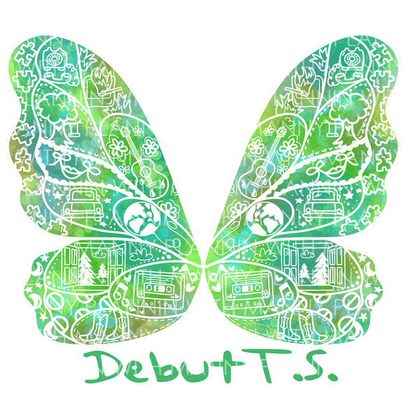 Debut Era Butterfly Vinyl Sticker, Bookmark, and Notecard Options MB139