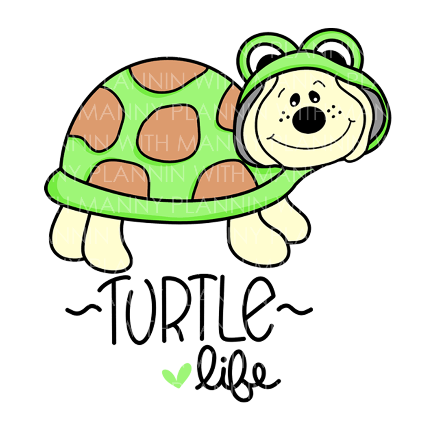 Turtle Life... Vinyl Sticker, Magnetic Bookmark, & Notecard MB56