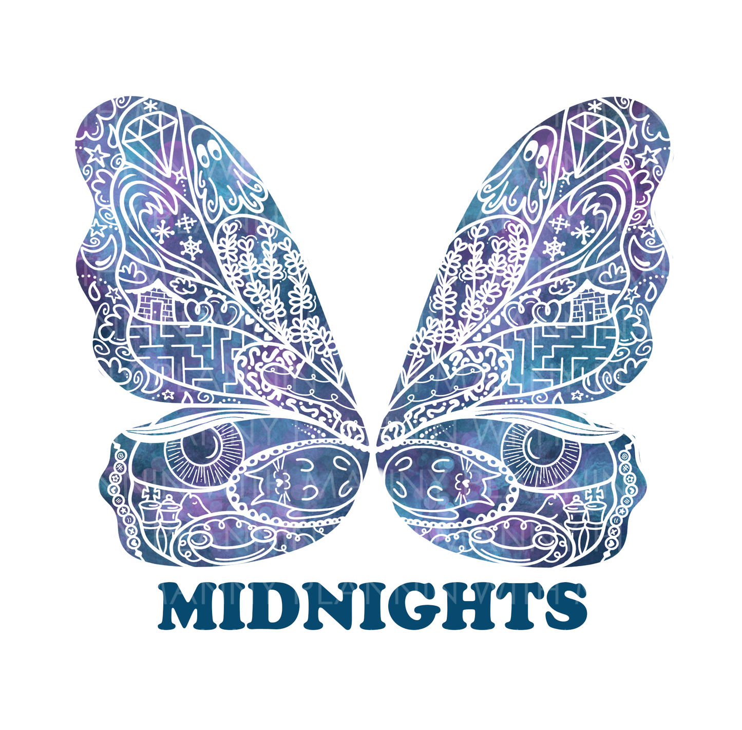 Assorted Swiftie Butterfly Vinyl Stickers