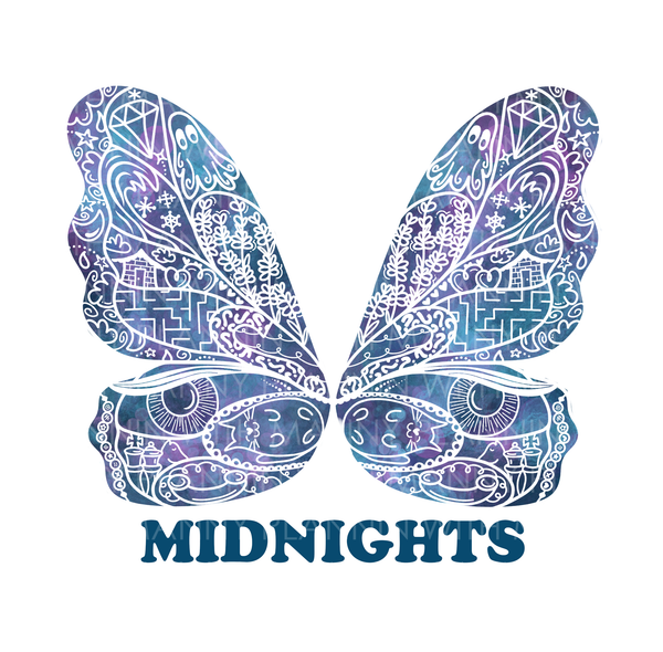 Midnights Era Butterfly Vinyl Sticker, Bookmark, and Notecardd Options  MB135