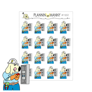 1552 Handyman Manny Fix It Planner Stickers