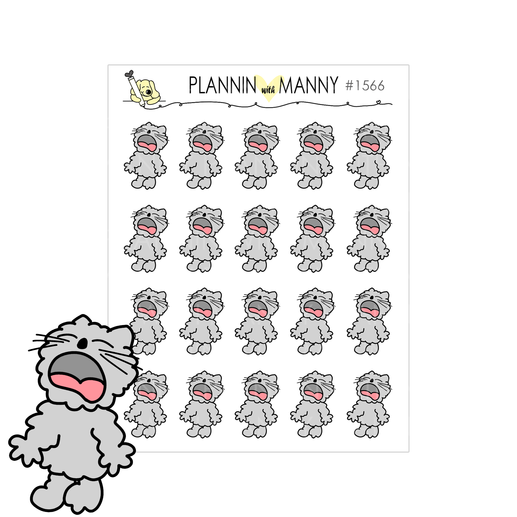 1566 Tantrum Owen Planner Stickers! I need a few of these! LOL!