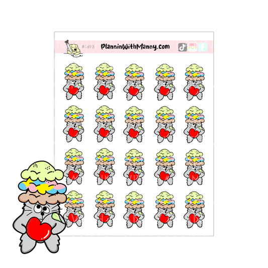 1693 Owen Scoopin Planner Stickers