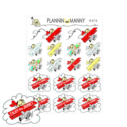474 Enjoy the Journey Planner Stickers