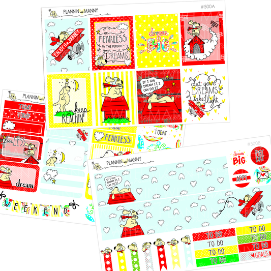 500 Let Your Dreams Take Flight Vertical Planner Kit