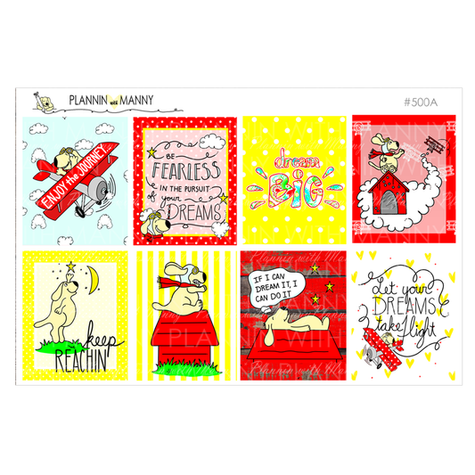 500 Let Your Dreams Take Flight Vertical Planner Kit