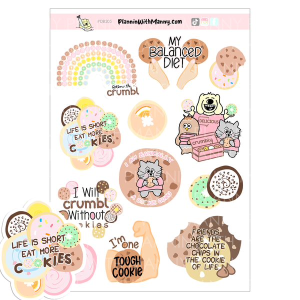 PFV19 #2 Crumbly Cookies  Collection- Vertical Weekly Kit
