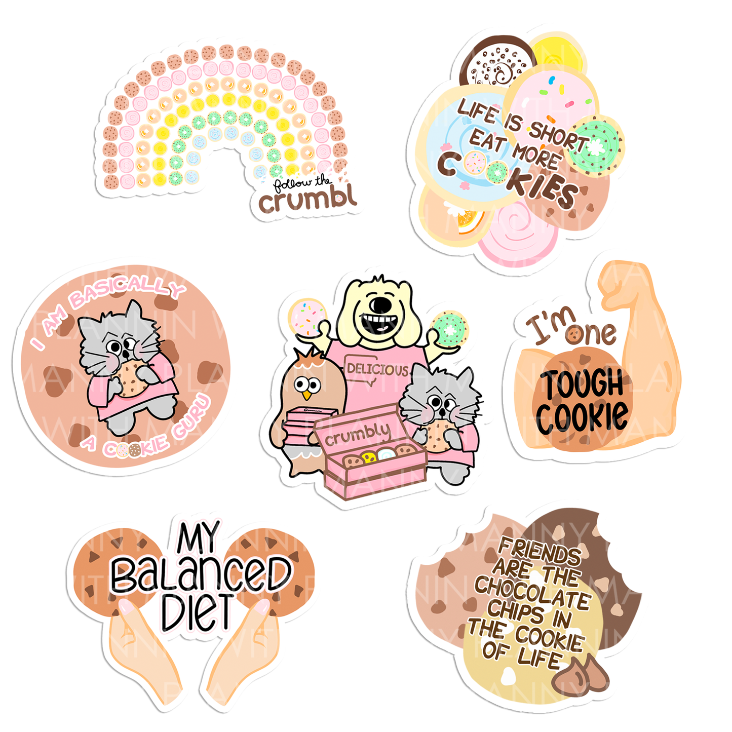 Cookie Vinyl Stickers!