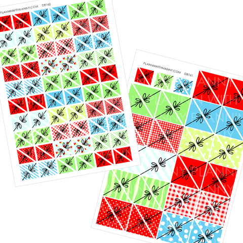 DB161 & DB162 Present Corner Planner Stickers
