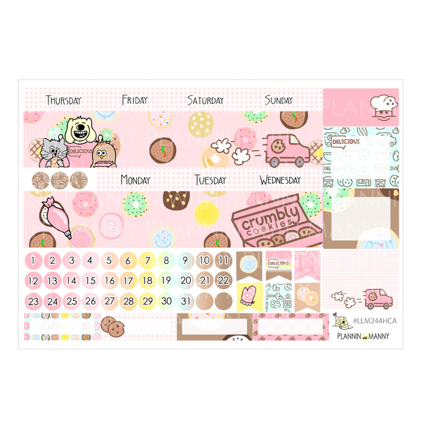 LLM244HC HOBO COUSIN MONTHLY PLANNER - Crumbl Collection