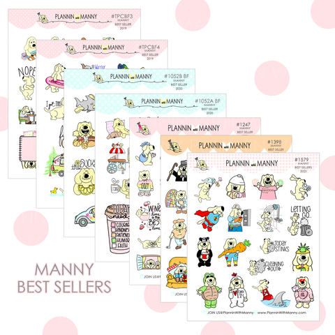 Best Seller Manny Set! Through the years:)