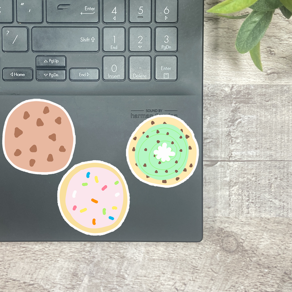 MB159 Crumbl Cookie Vinyl Stickers and Pink Pocket