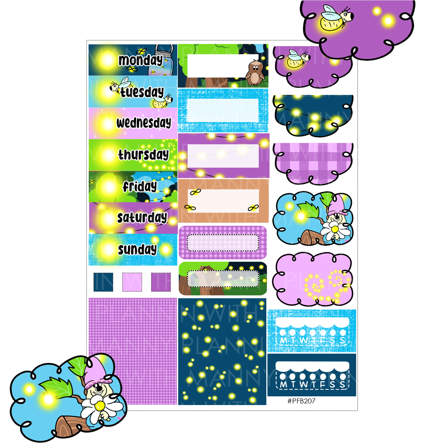 PFV207 Light it Up - Vertical Weekly Kit