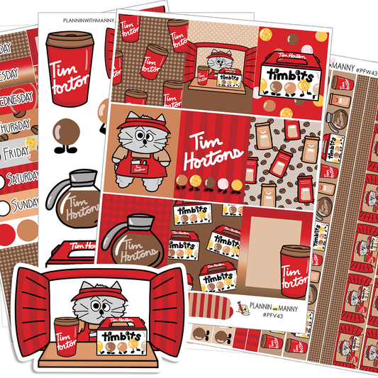 PFV43 Tim Horton's- Vertical Weekly Kit