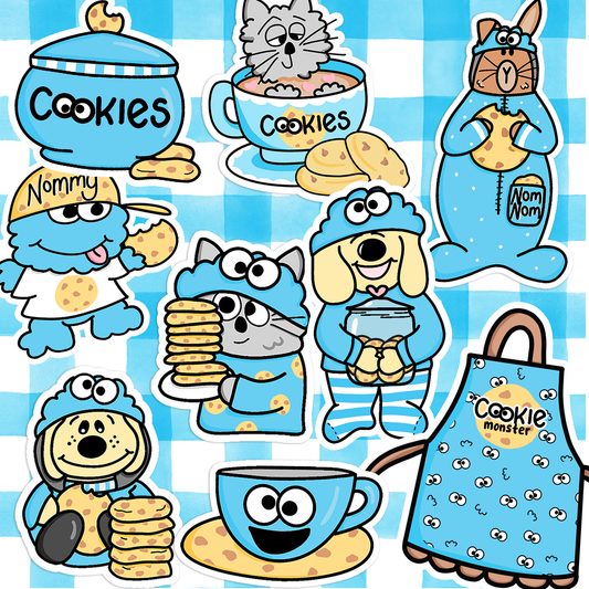 Cookie Monster Diecuts