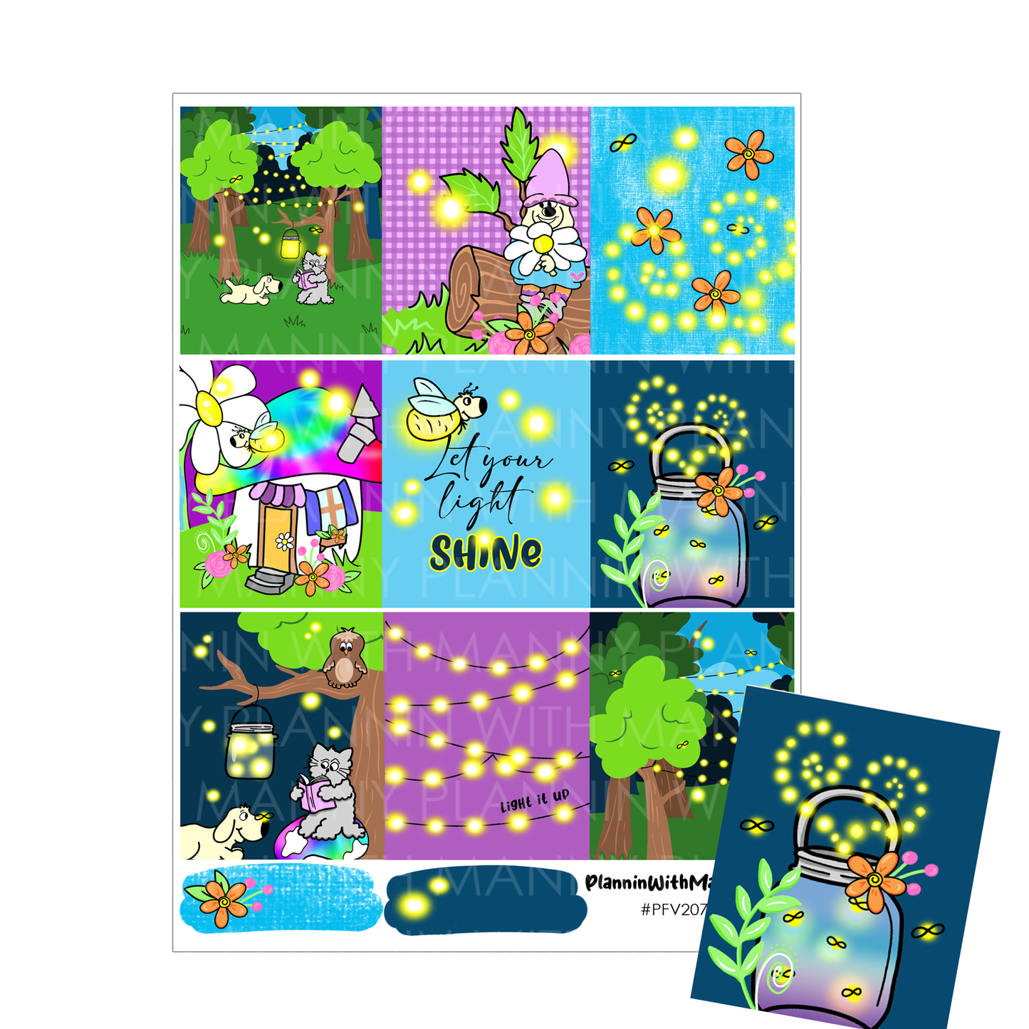 PFV207 Light it Up - Vertical Weekly Kit