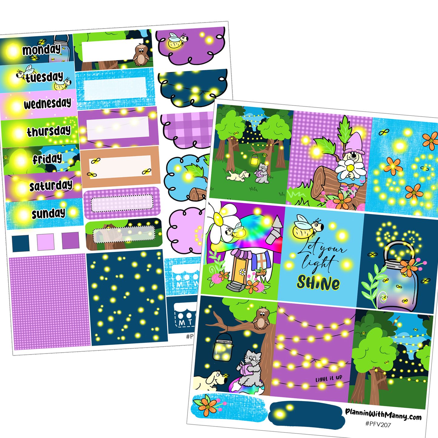 PFV207 Light it Up - Vertical Weekly Kit