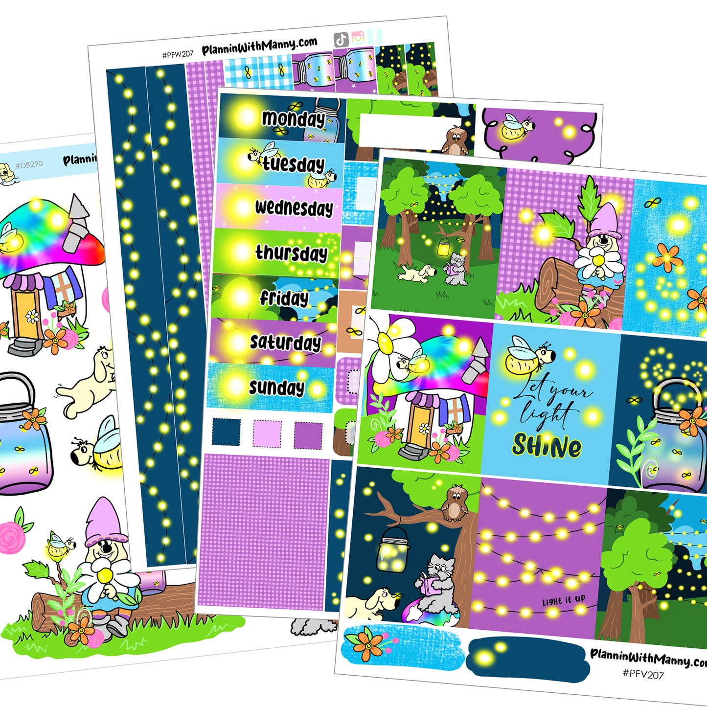 PFV207 Light it Up - Vertical Weekly Kit