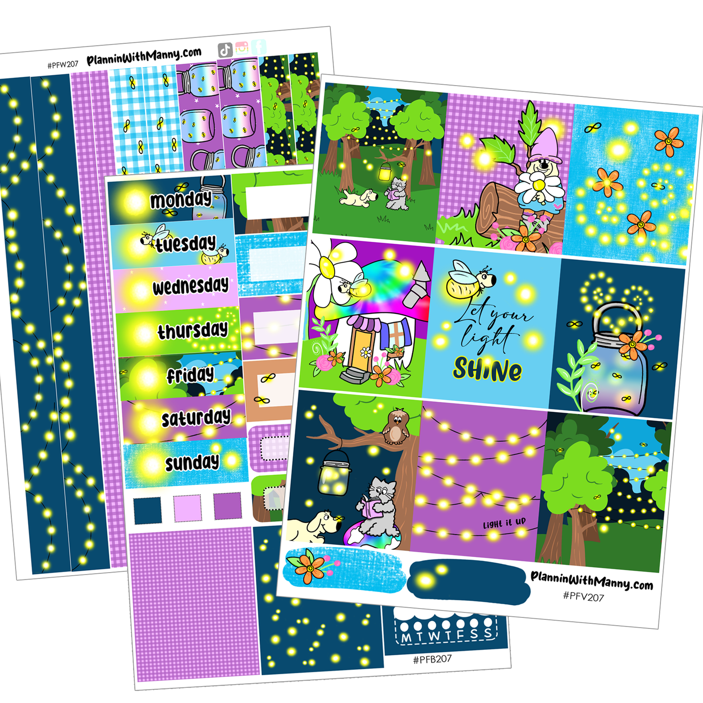 PFV207 Light it Up - Vertical Weekly Kit