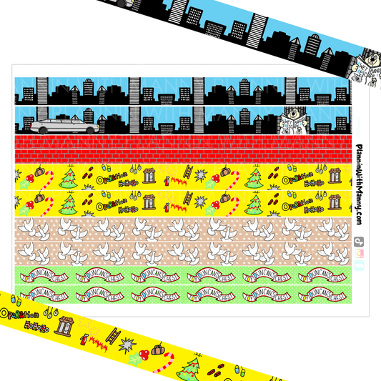 PFW203 Home Alone NYC Washi Sticker Sheet