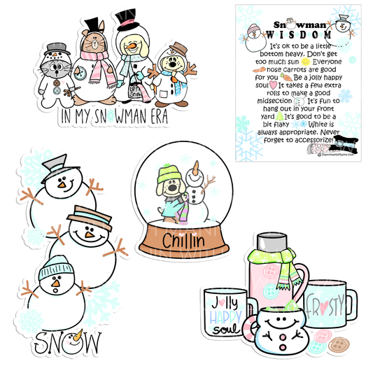 PFV204 Snowman Era Diecuts