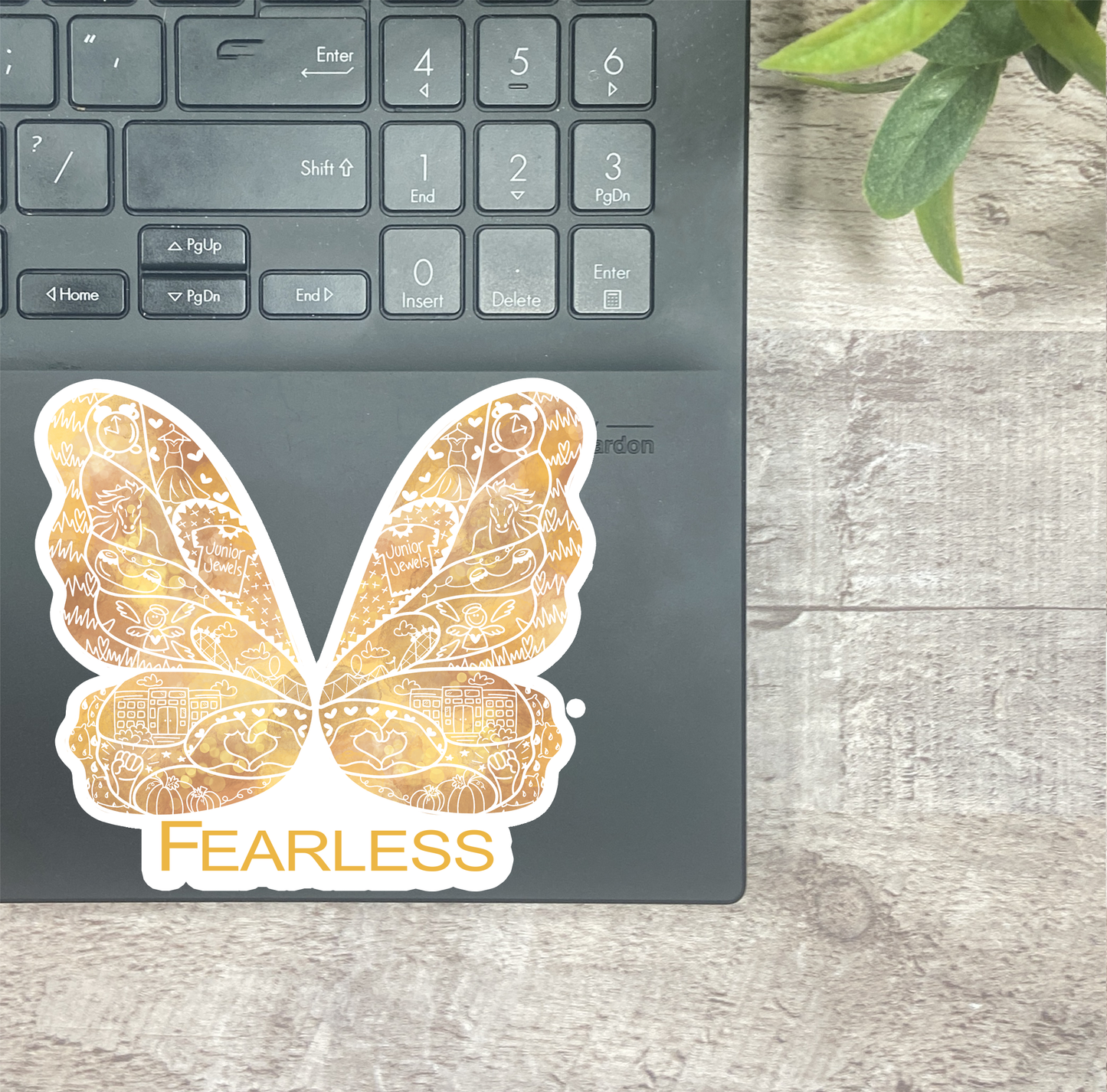 Fearless Era Butterfly Vinyl Sticker, Bookmark, and Notecard Options MB141