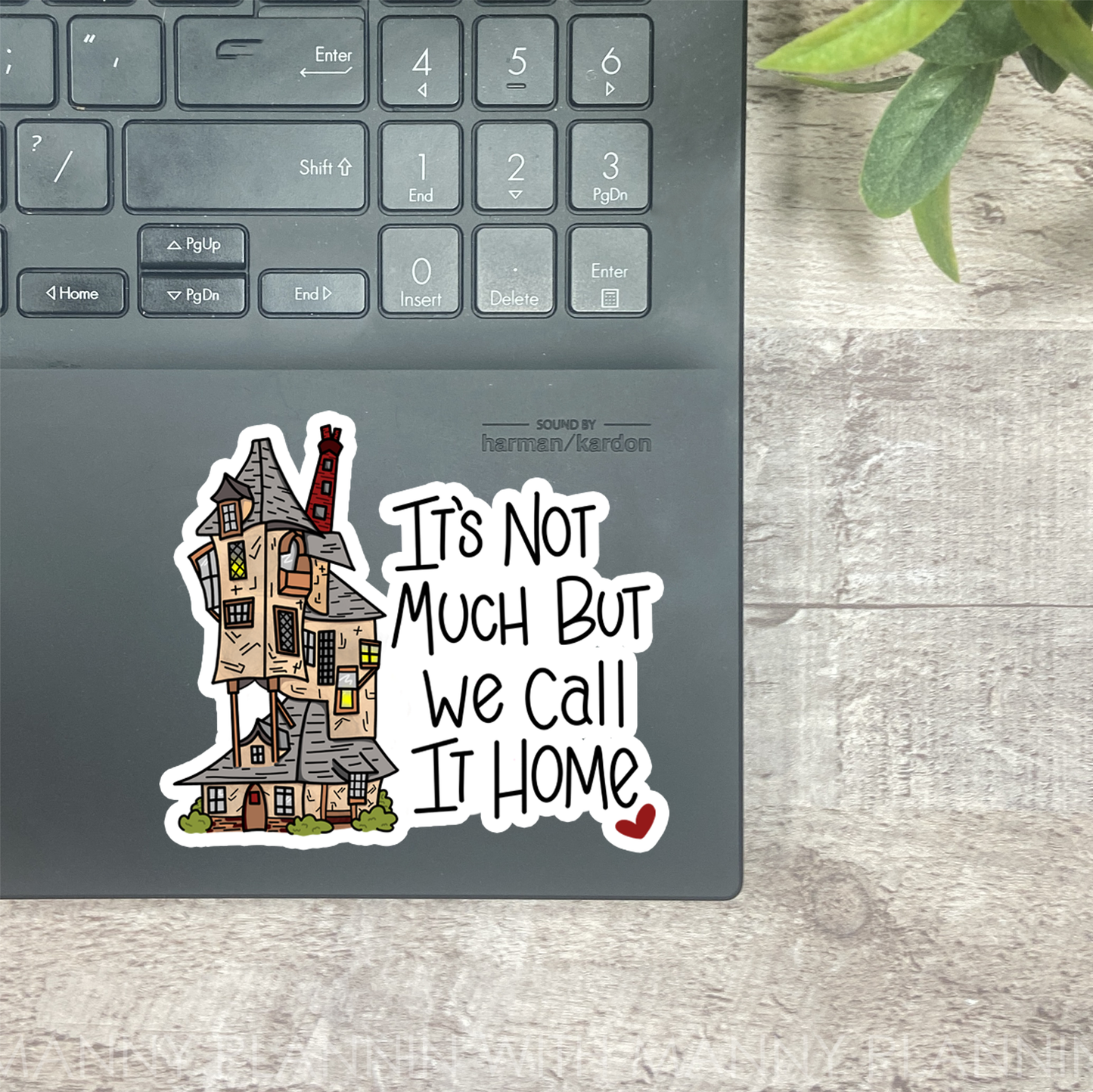 Weasley Home, We Call it Home... Vinyl Sticker, Magnetic Bookmark, & Notecard MB51