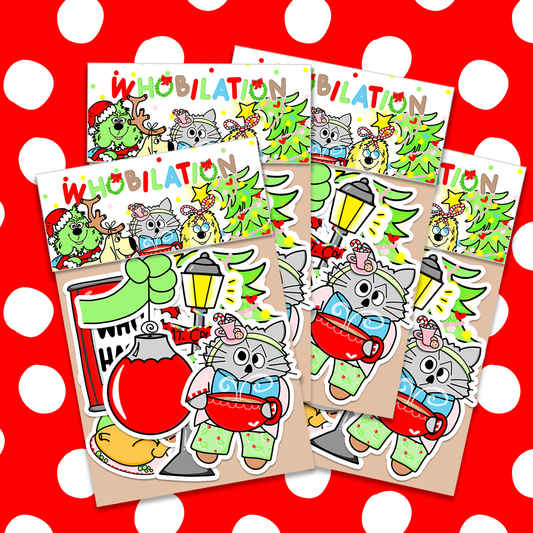 LIMITED!  Whobilation Diecut Sticker Pack!