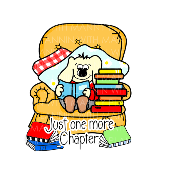 Just One More Chapter...Vinyl Sticker, Magnetic Bookmark, & Notecard MB27