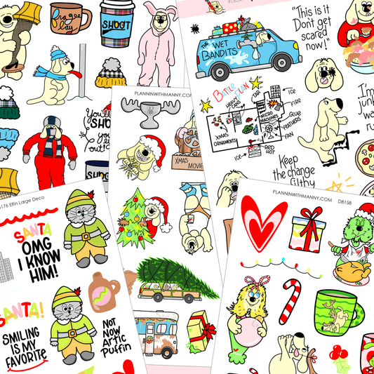 Holiday Movie Large Deco Set