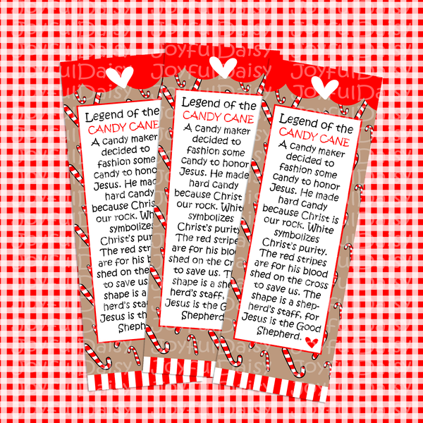 Legend of the Candy Cane Bookmark