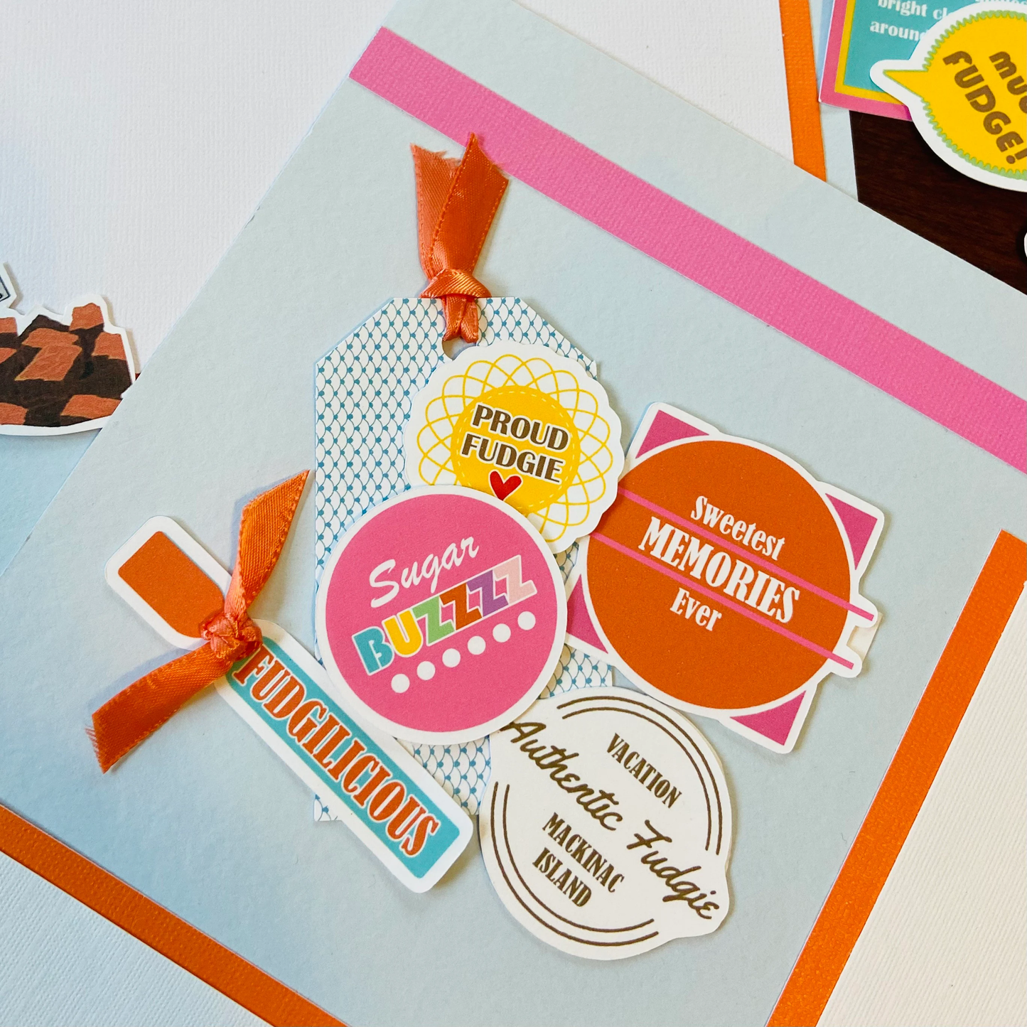 JD111 MACKINAC ISLAND FUDGE Diecut Set