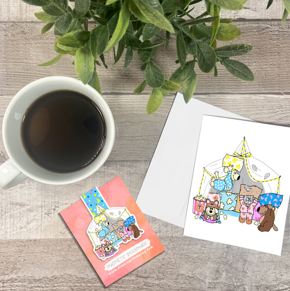 MB129 Slumbear Party Magnetic Bookmark Sticker & Optional Gifts
