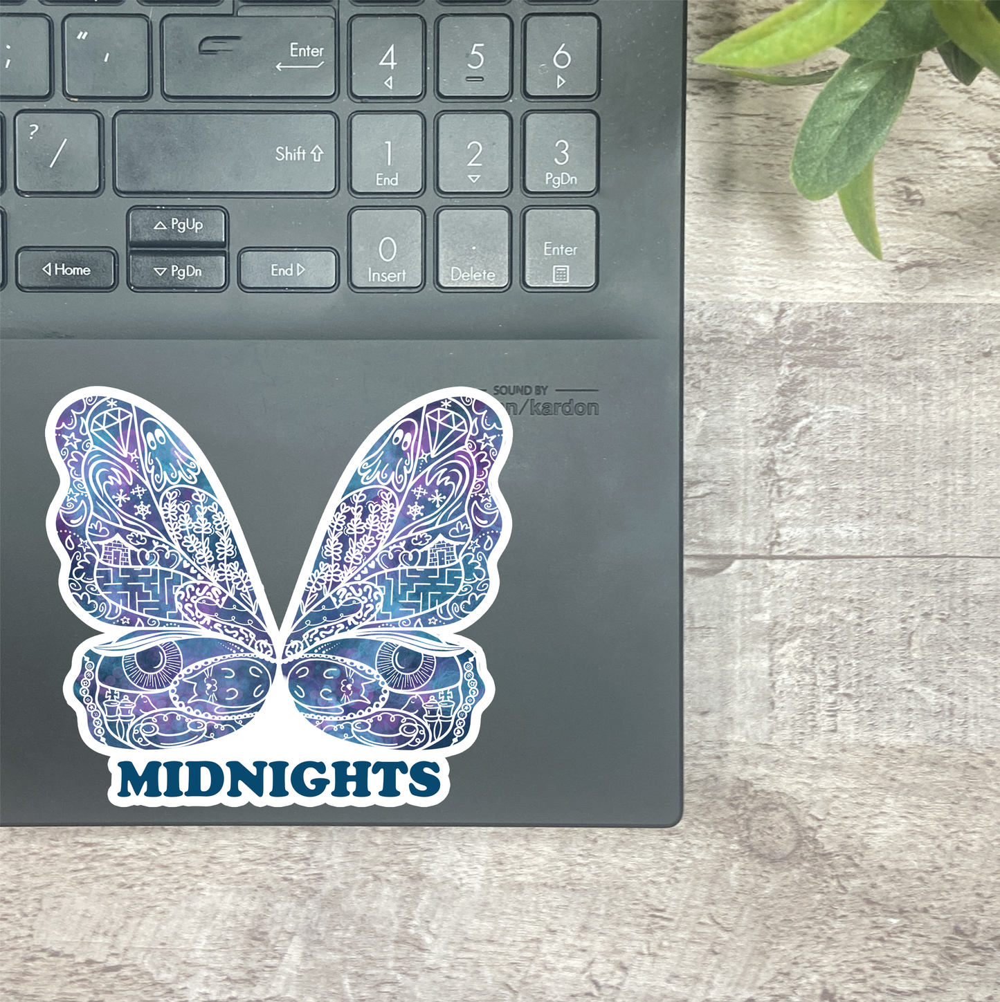 Midnights Era Butterfly Vinyl Sticker, Bookmark, and Notecardd Options  MB135