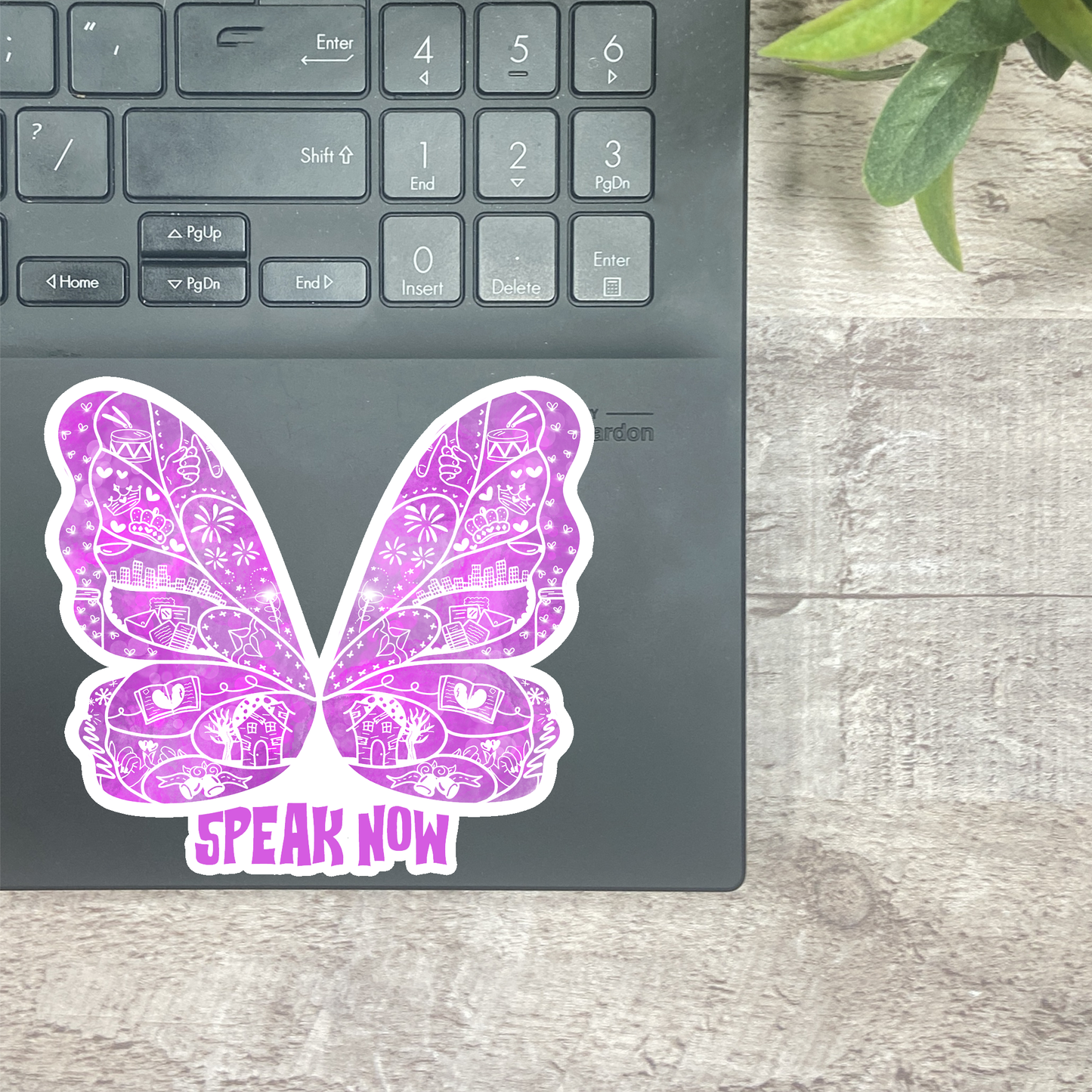 Speak Now Era Butterfly Vinyl Sticker, Bookmark, and Notecard Options MB140