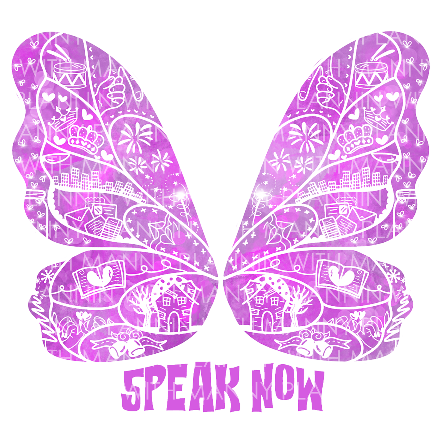 Assorted Swiftie Butterfly Vinyl Stickers