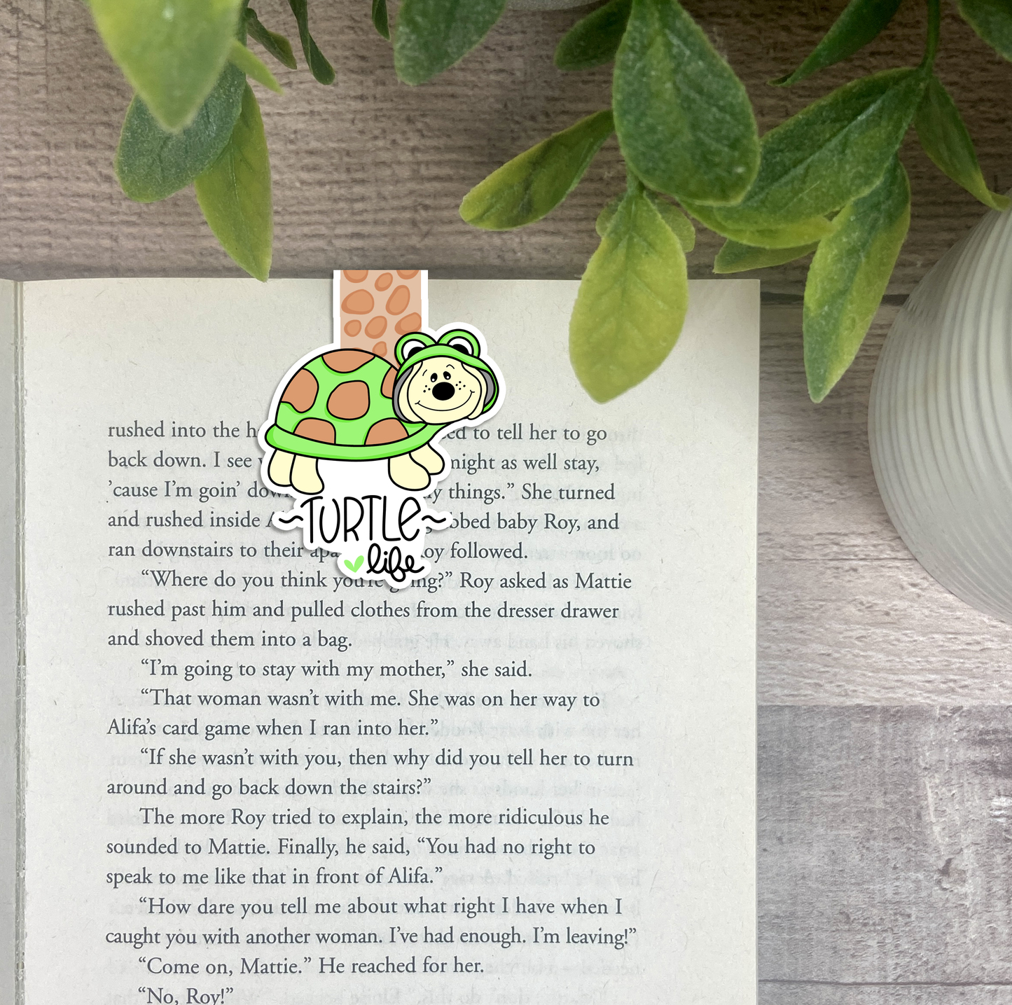 Turtle Life... Vinyl Sticker, Magnetic Bookmark, & Notecard MB56