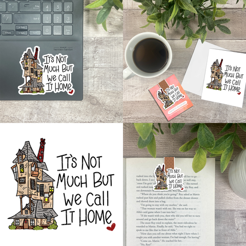 Weasley Home, We Call it Home... Vinyl Sticker, Magnetic Bookmark, & Notecard MB51