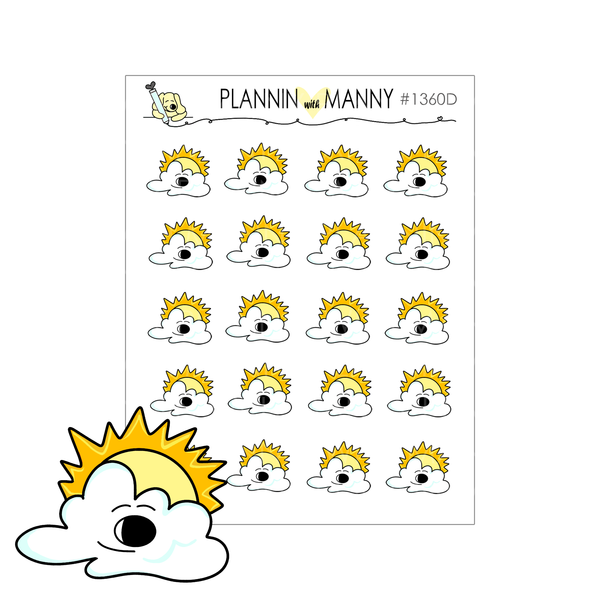 1360 Manny Weather Planner Stickers