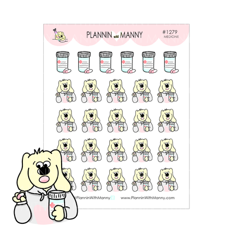 1279 Medicine Planner Stickers