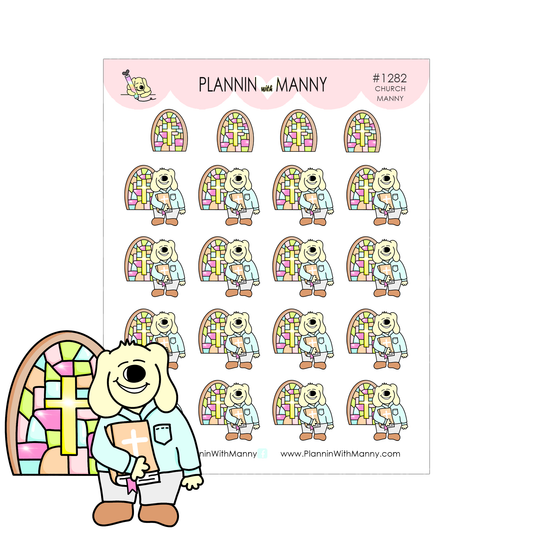 1282 Church Planner Stickers