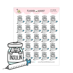 1283B Owen Insulin Planner Stickers