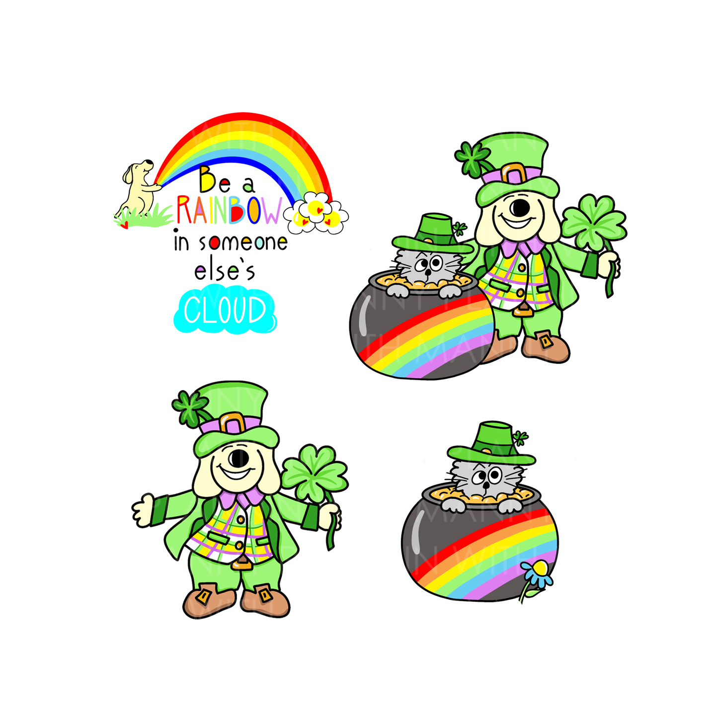 1439 Happy St.Patty's Day Planner Sticker Mix and Diecuts