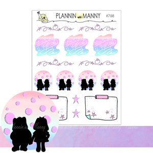 788 Miracles Await Star Planner Stickers-Dear Universe Written in the Stars Collection